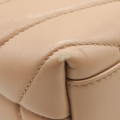 Pre-Owned $1990 Saint Laurent Toy Loulou Strap Bag in Quilted Y Shoulder Bag