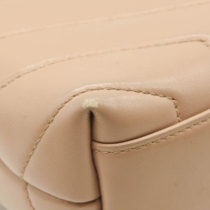 Pre-Owned $1990 Saint Laurent Toy Loulou Strap Bag in Quilted Y Shoulder Bag