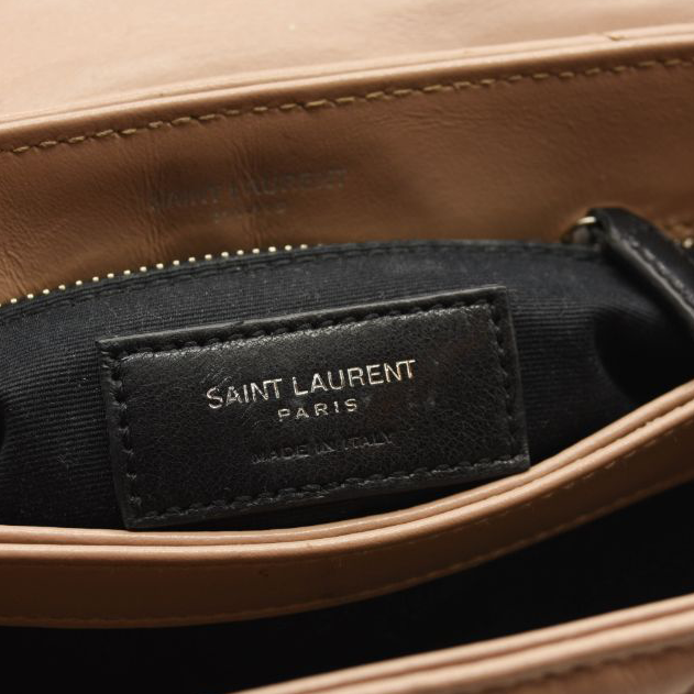 Pre-Owned $1990 Saint Laurent Toy Loulou Strap Bag in Quilted Y Shoulder Bag