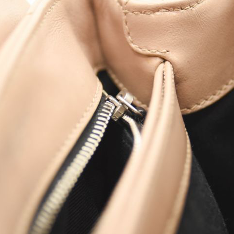 Pre-Owned $1990 Saint Laurent Toy Loulou Strap Bag in Quilted Y Shoulder Bag