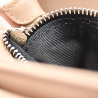 Pre-Owned $1990 Saint Laurent Toy Loulou Strap Bag in Quilted Y Shoulder Bag