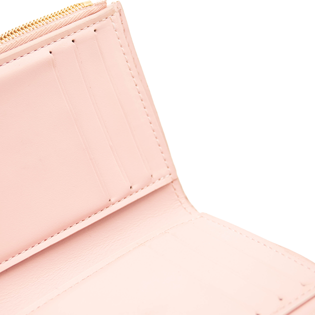 LOUIS VUITTON Vernis Victorine Compact Wallet Rose Ballerine