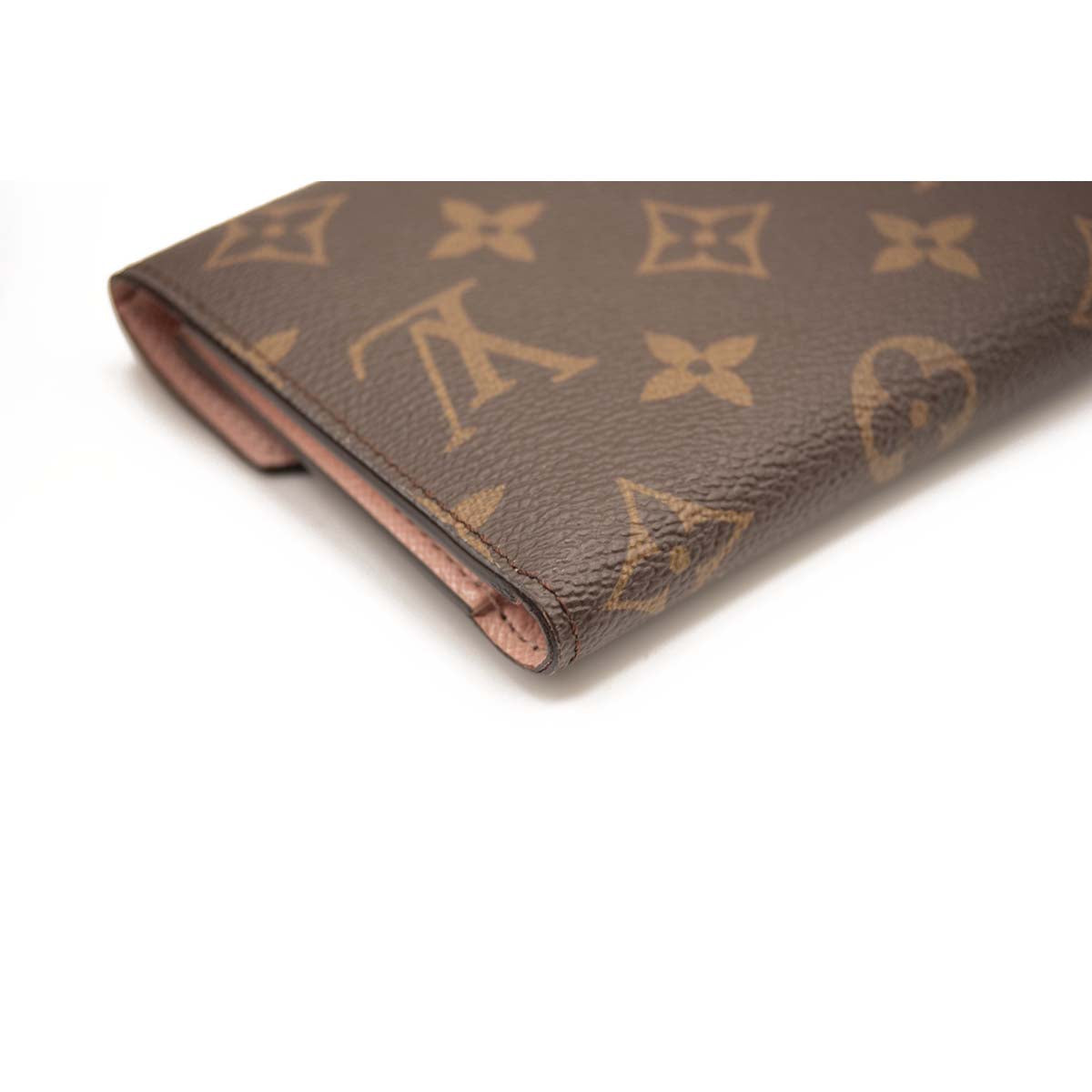 LOUIS VUITTON Monogram Victorine Wallet Rose Ballerine