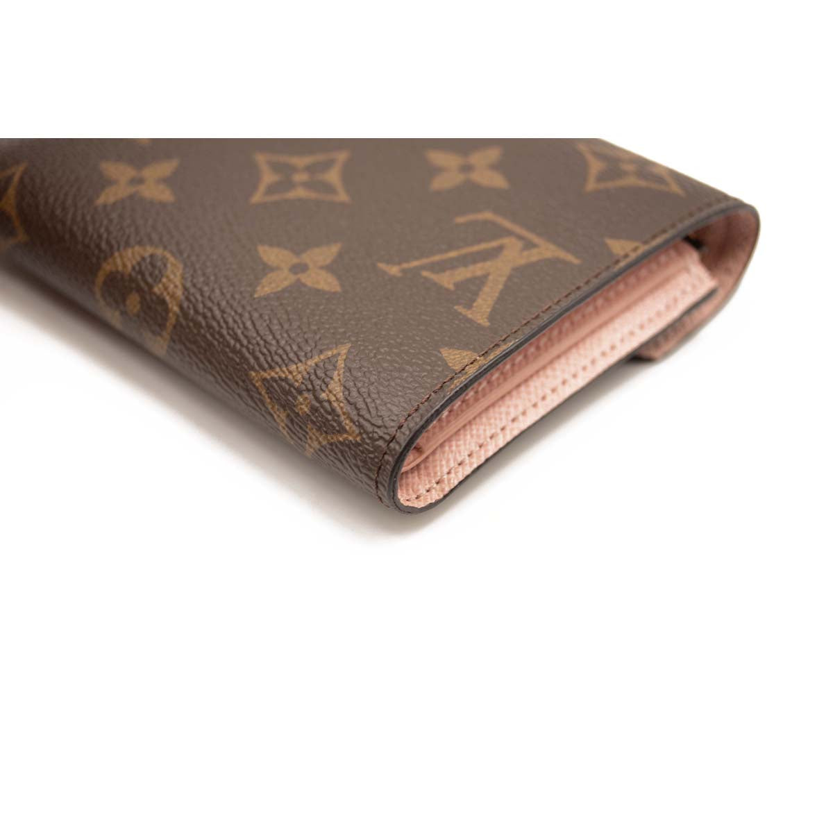 LOUIS VUITTON Monogram Victorine Wallet Rose Ballerine