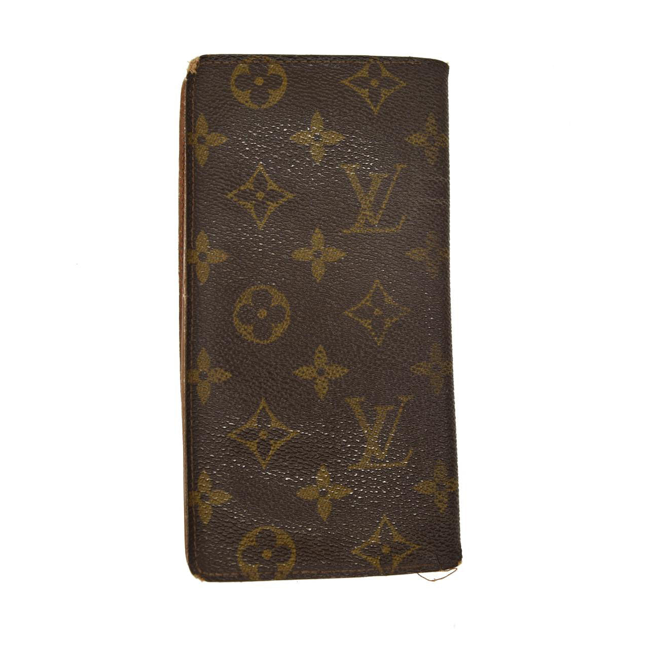 LOUIS VUITTON Monogram Porte-Cartes Credit Yen Checkbook Wallet