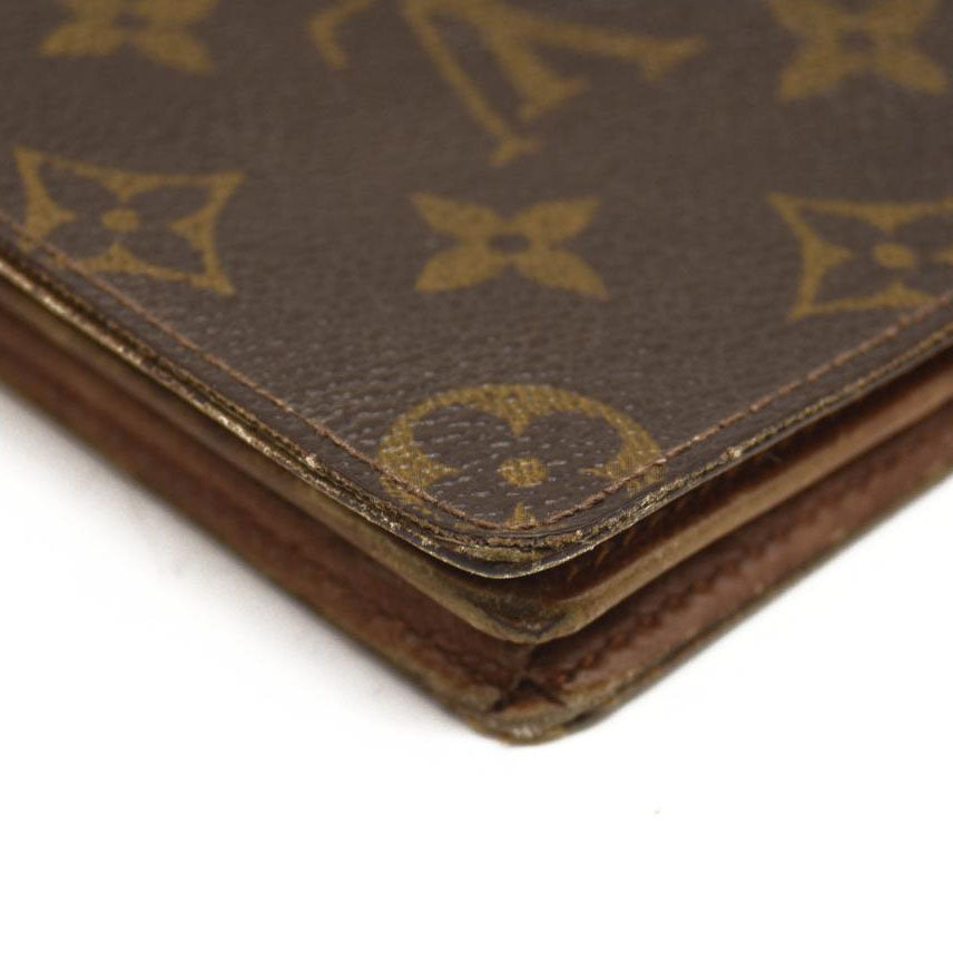 LOUIS VUITTON Monogram Porte-Cartes Credit Yen Checkbook Wallet