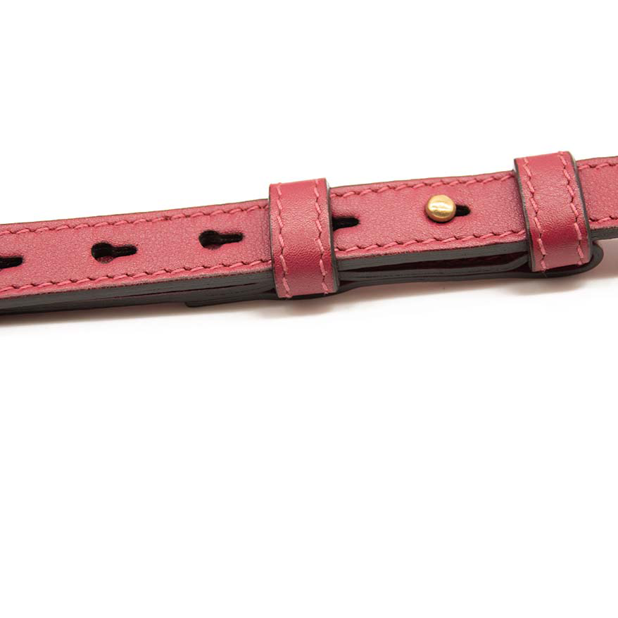 GUCCI Velvet Matelasse GG Marmont Chain Shoulder Bag Light Raspberry Rose