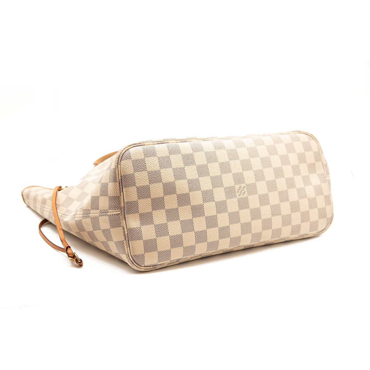 LOUIS VUITTON Damier Azur Neo Neverfull MM Rose Ballerine