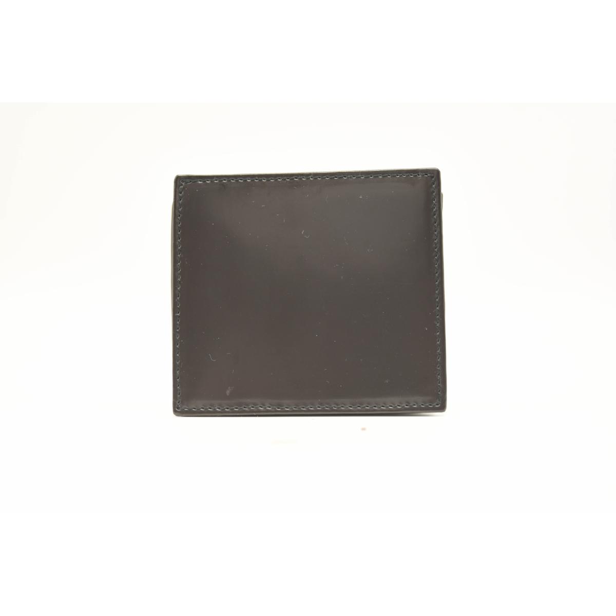 Prada Coin Purse Black Leather Square Pouch