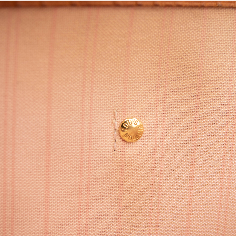 LOUIS VUITTON Damier Azur Neo Neverfull MM Rose Ballerine