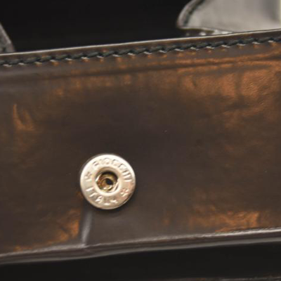 Prada Coin Purse Black Leather Square Pouch