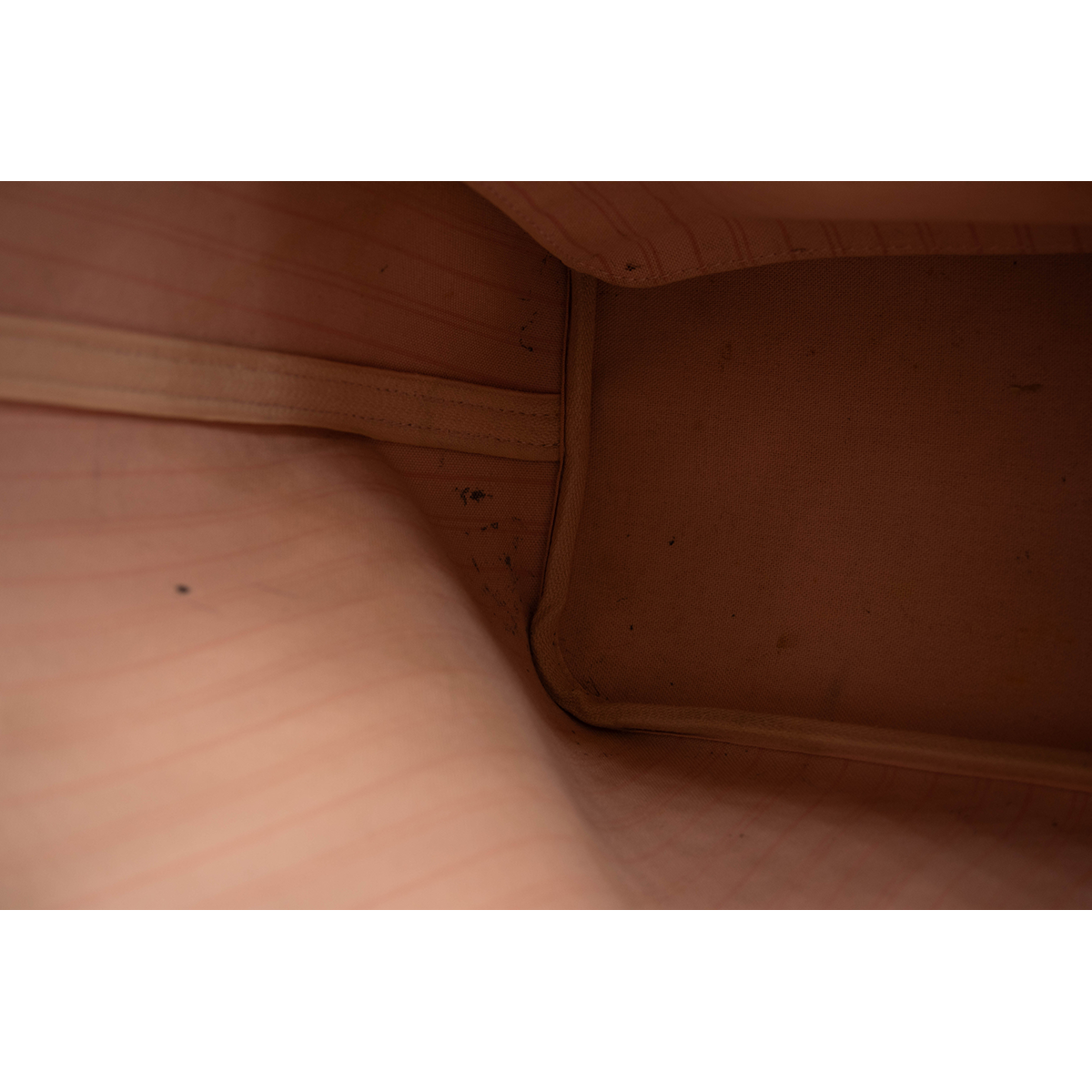 LOUIS VUITTON Damier Azur Neo Neverfull MM Rose Ballerine