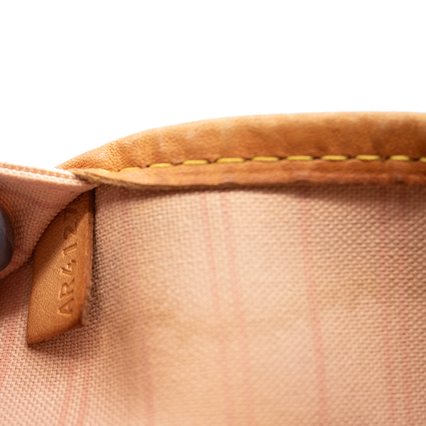 LOUIS VUITTON Damier Azur Neo Neverfull MM Rose Ballerine