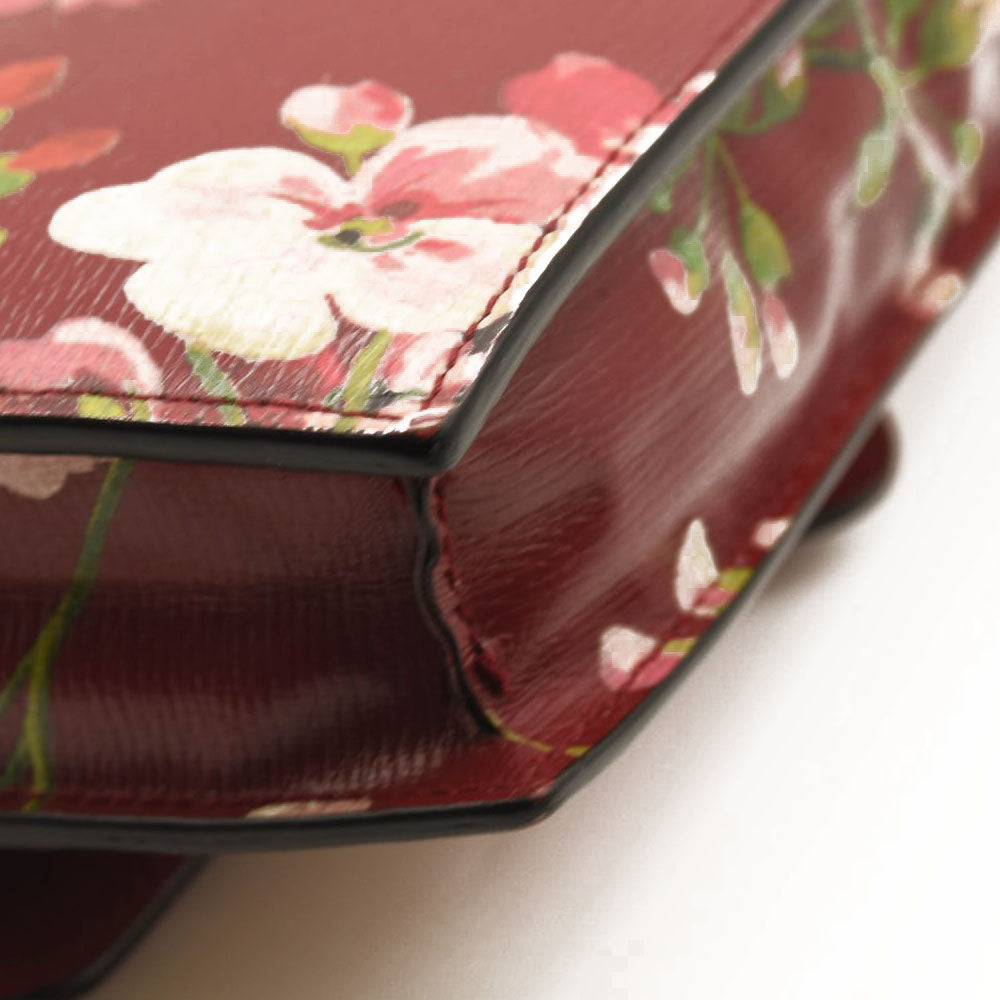 Gucci Wallet On Chain Blooms Interlocking GG Pink Red