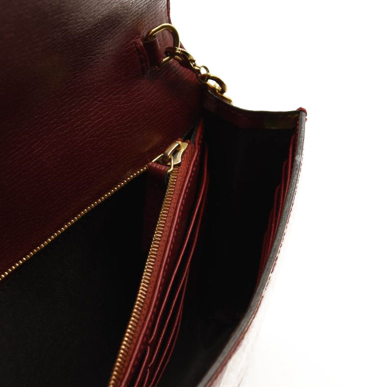 Gucci Wallet On Chain Blooms Interlocking GG Pink Red