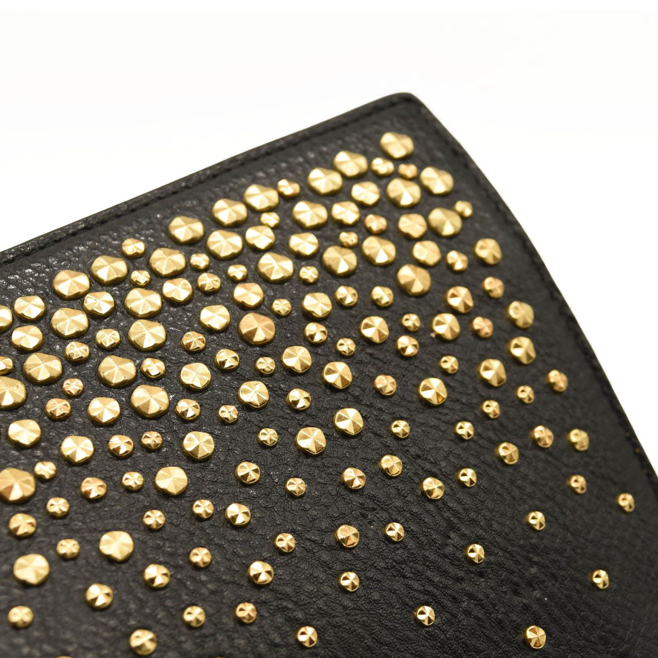 ALEXANDER MCQUEEN Skull Four-Ring Studs Flat Pouch