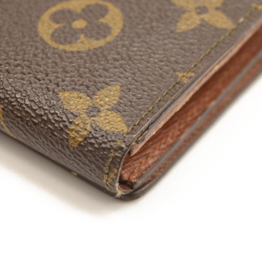 USED Louis Vuitton Monogram Porte-Monnaie Tresor Wallet