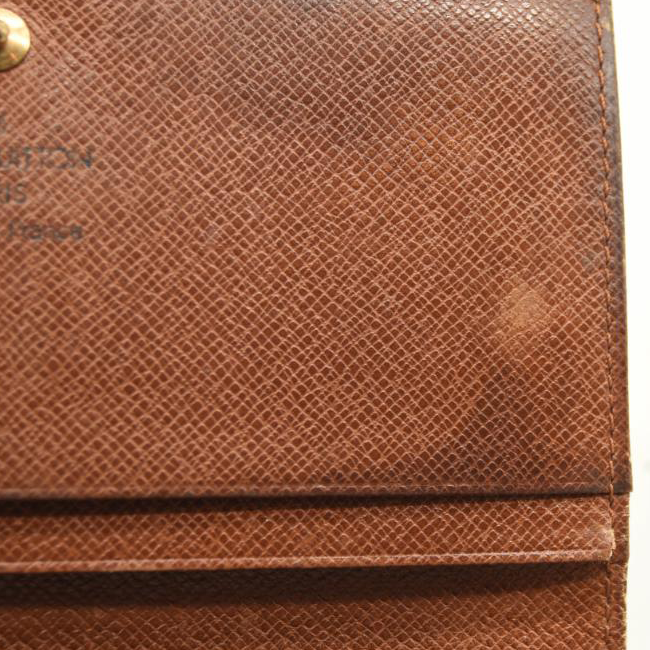 USED Louis Vuitton Monogram Porte-Monnaie Tresor Wallet