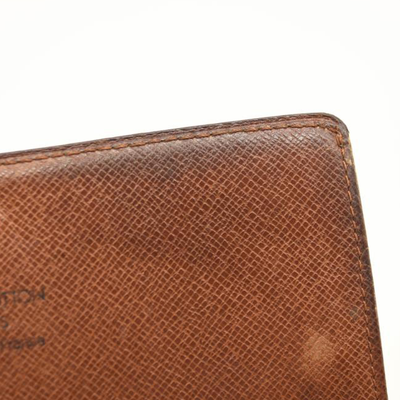 USED Louis Vuitton Monogram Porte-Monnaie Tresor Wallet