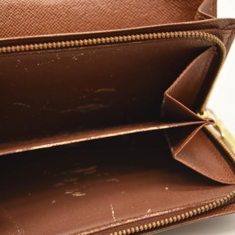 USED Louis Vuitton Monogram Porte-Monnaie Tresor Wallet