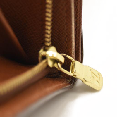 USED Louis Vuitton Monogram Porte-Monnaie Tresor Wallet