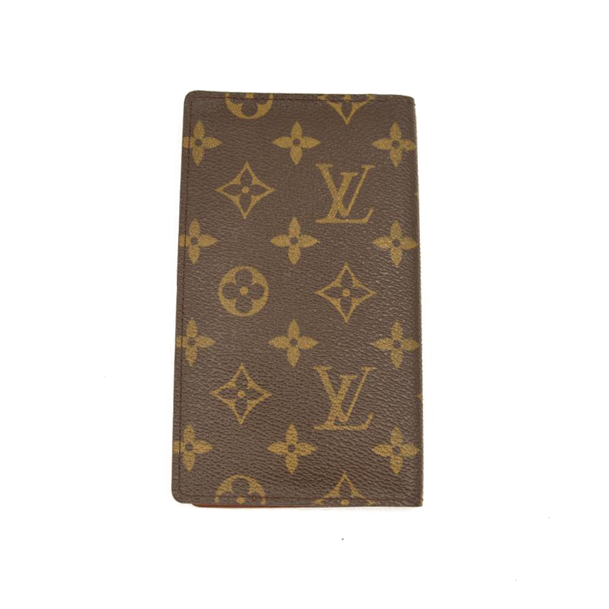 Louis Vuitton Monogram Pocket Agenda Cover Bifold Wallet