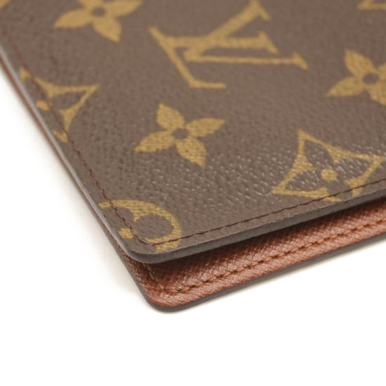 Louis Vuitton Monogram Pocket Agenda Cover Bifold Wallet