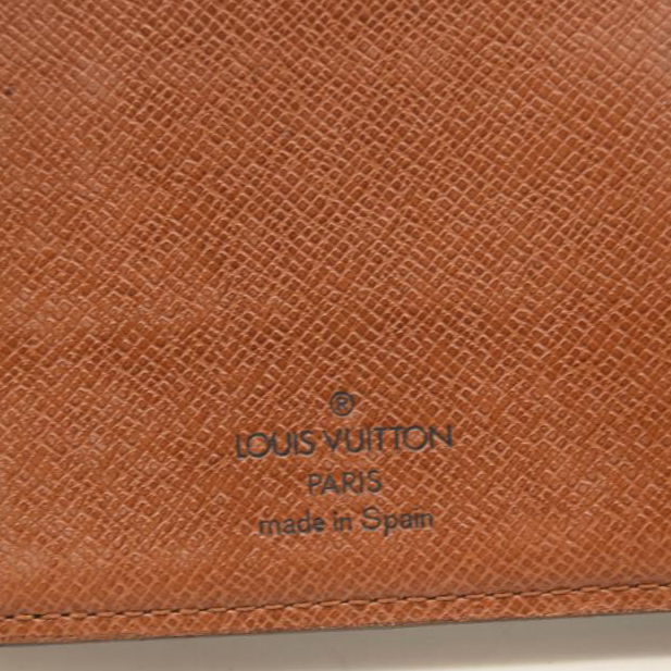 Louis Vuitton Monogram Porte Valeurs Checkbook Wallet