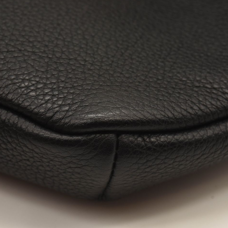 Gucci Grained Calfskin Small Logo Belt Bag Black