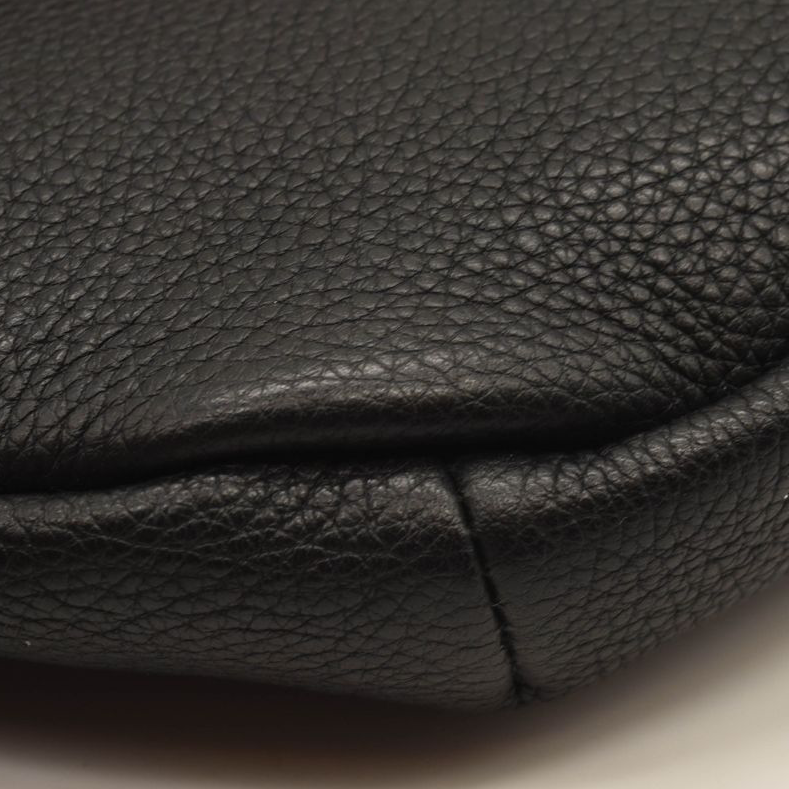 Gucci Grained Calfskin Small Logo Belt Bag Black