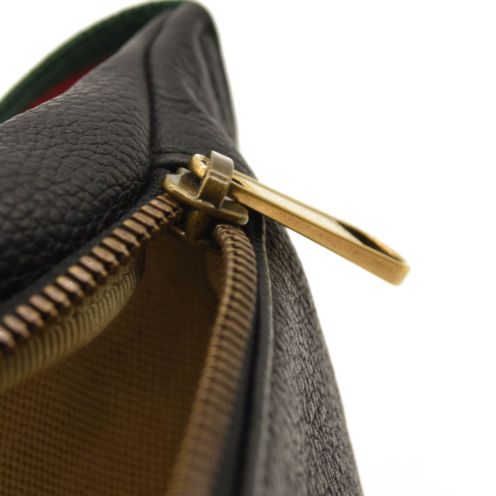 Gucci Grained Calfskin Small Logo Belt Bag Black