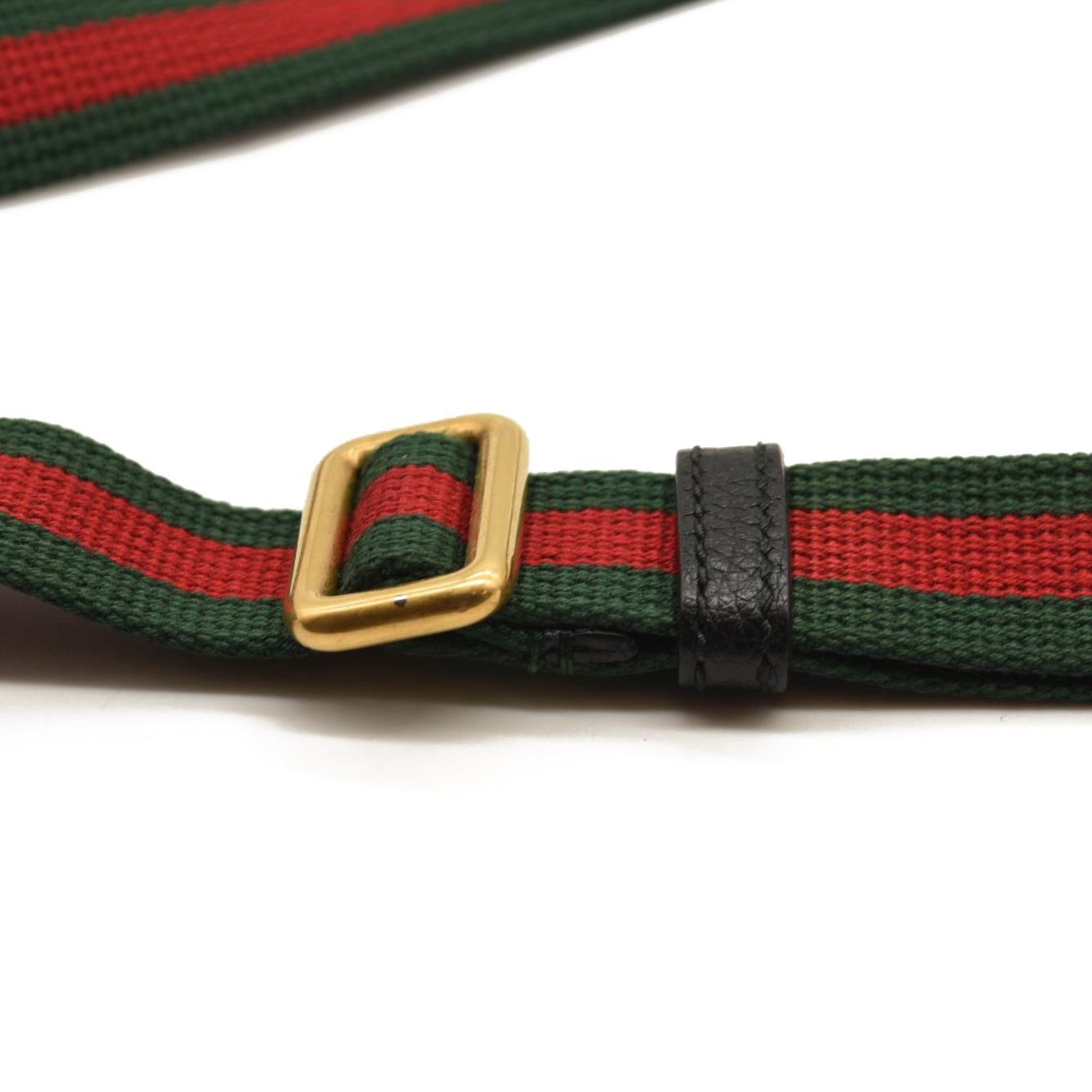 Gucci Grained Calfskin Small Logo Belt Bag Black