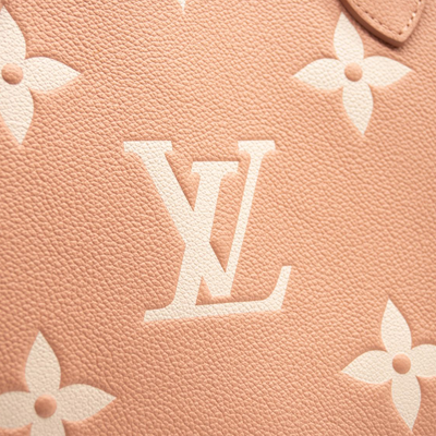 Louis Vuitton Empreinte Monogram Giant Neverfull MM Trianon Pink Cream