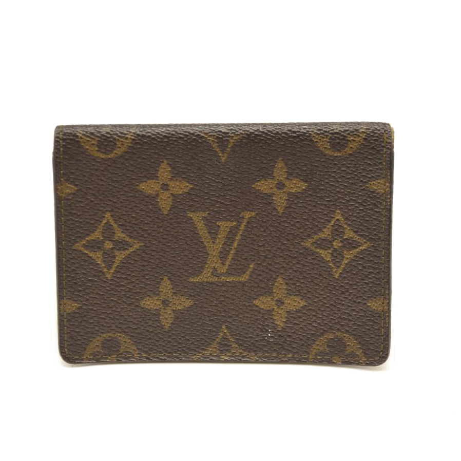 USED Louis Vuitton Monogram Envelope Business Card Holder