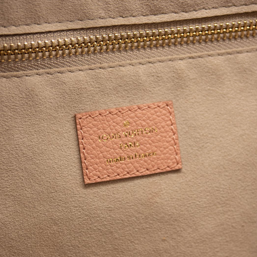 Louis Vuitton Empreinte Monogram Giant Neverfull MM Trianon Pink Cream