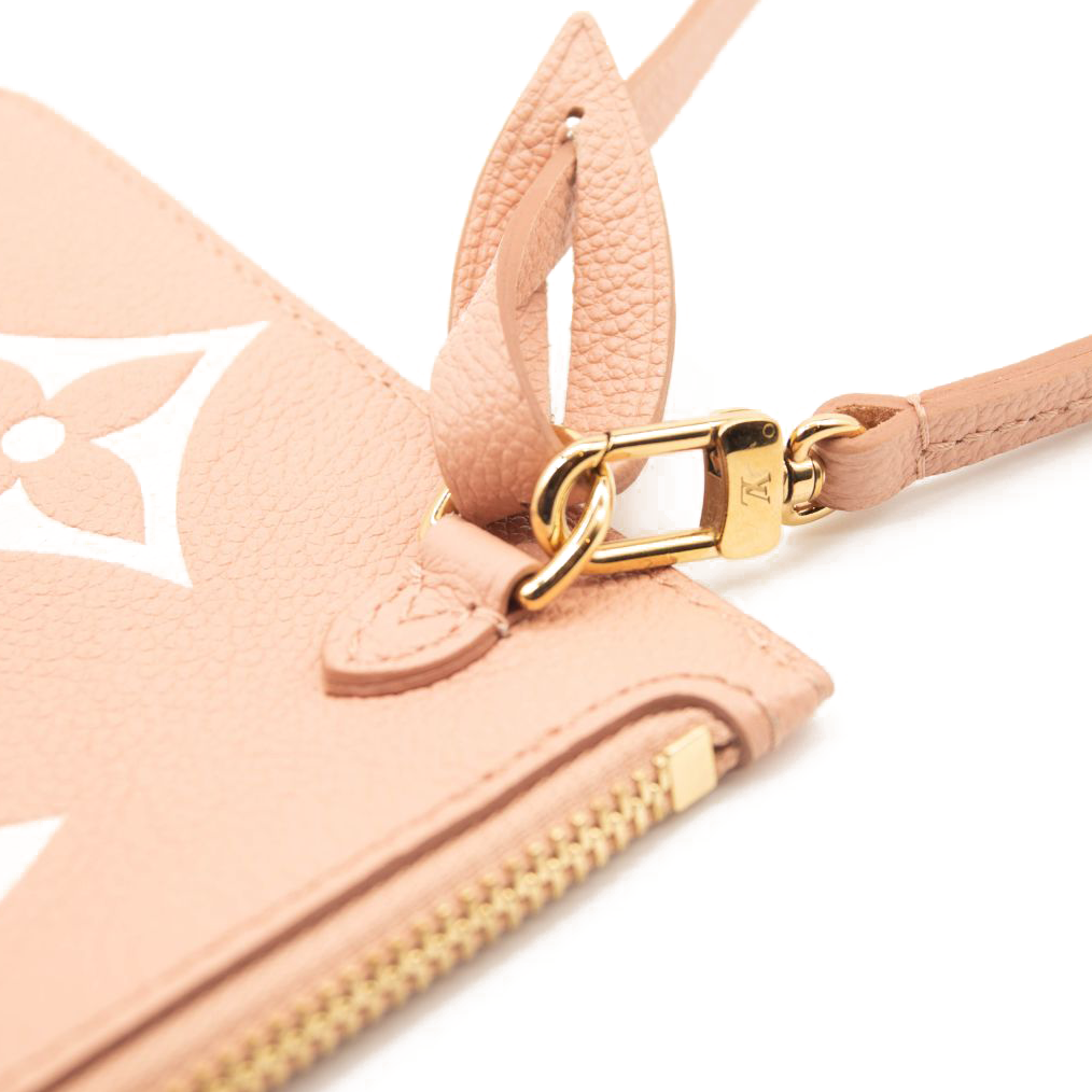 Louis Vuitton Empreinte Monogram Giant Neverfull MM Trianon Pink Cream