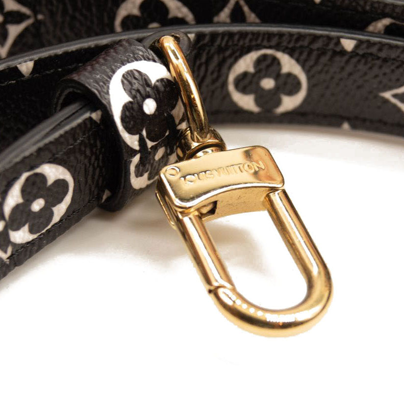 Louis Vuitton Monogram Giant Crafty Speedy Bandouliere 25 Creme Caramel