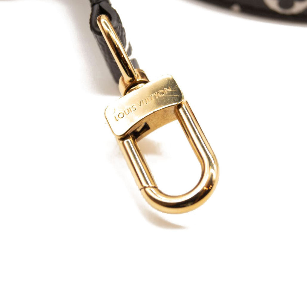 Louis Vuitton Monogram Giant Crafty Speedy Bandouliere 25 Creme Caramel