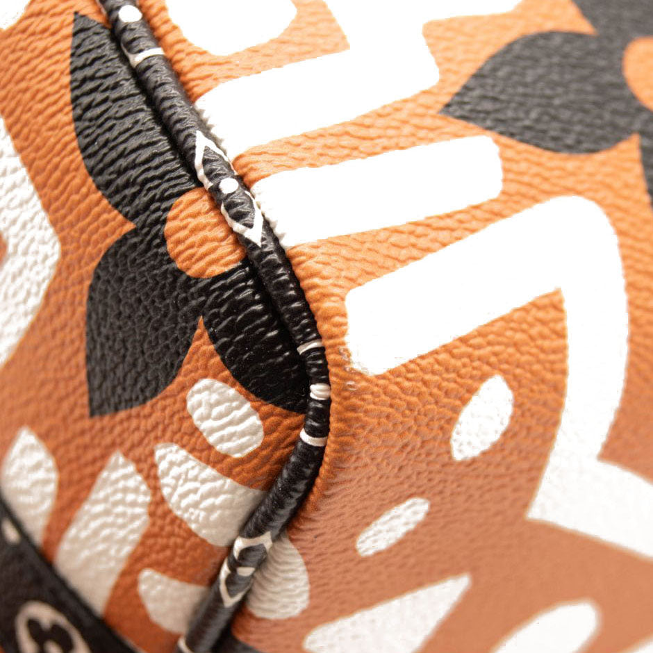 Louis Vuitton Monogram Giant Crafty Speedy Bandouliere 25 Creme Caramel