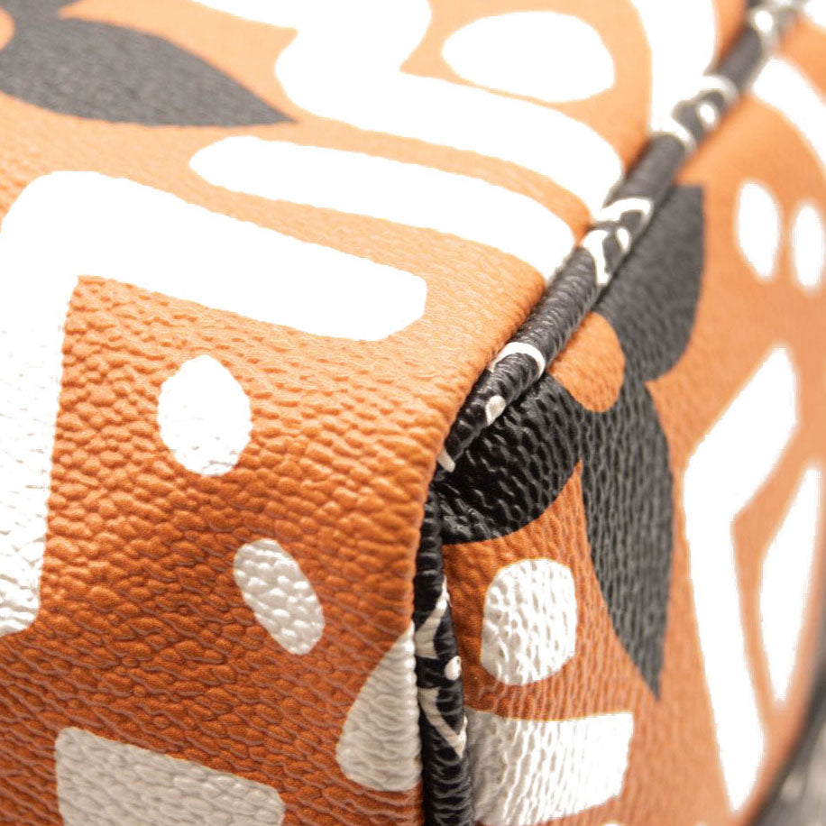 Louis Vuitton Monogram Giant Crafty Speedy Bandouliere 25 Creme Caramel