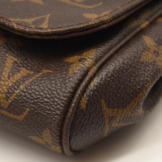 USED Louis Vuitton Favorite Pm Brown Monogram Canvas Shoulder Bag