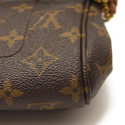 USED Louis Vuitton Favorite Pm Brown Monogram Canvas Shoulder Bag