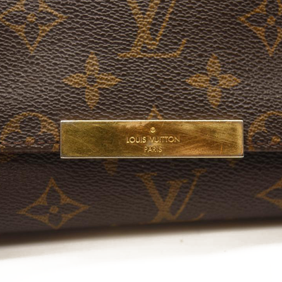 USED Louis Vuitton Favorite Pm Brown Monogram Canvas Shoulder Bag