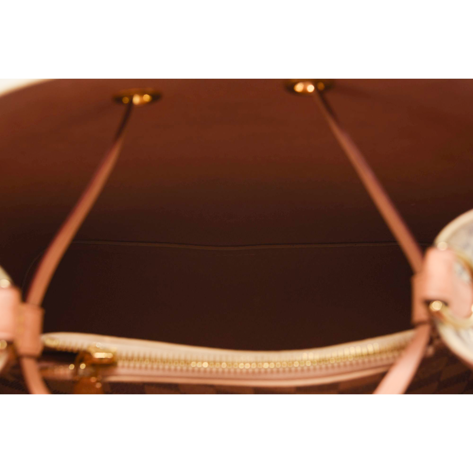 Louis Vuitton Damier Azur Braided Neonoe MM Peach Cream