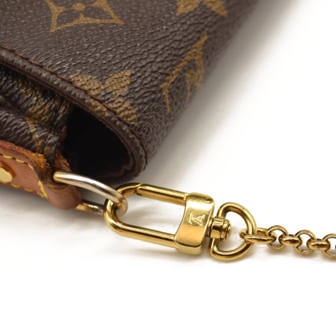 USED Louis Vuitton Favorite Pm Brown Monogram Canvas Shoulder Bag