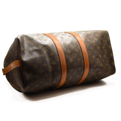 USED LOUIS VUITTON Monogram Keepall Bandouliere 45 FO883