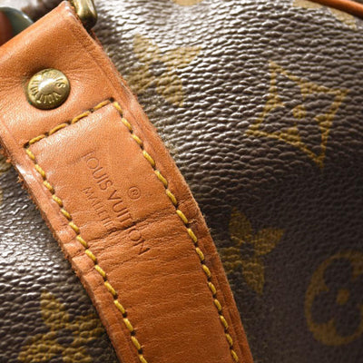 USED LOUIS VUITTON Monogram Keepall Bandouliere 45 FO883