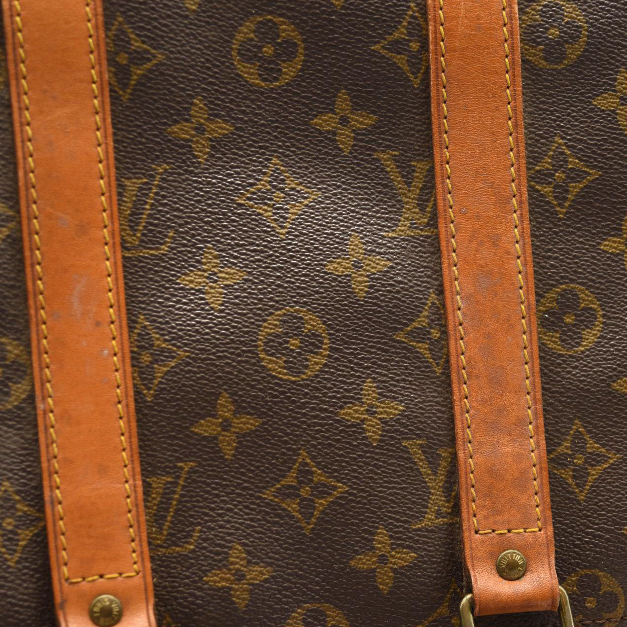 USED LOUIS VUITTON Monogram Keepall Bandouliere 45 FO883