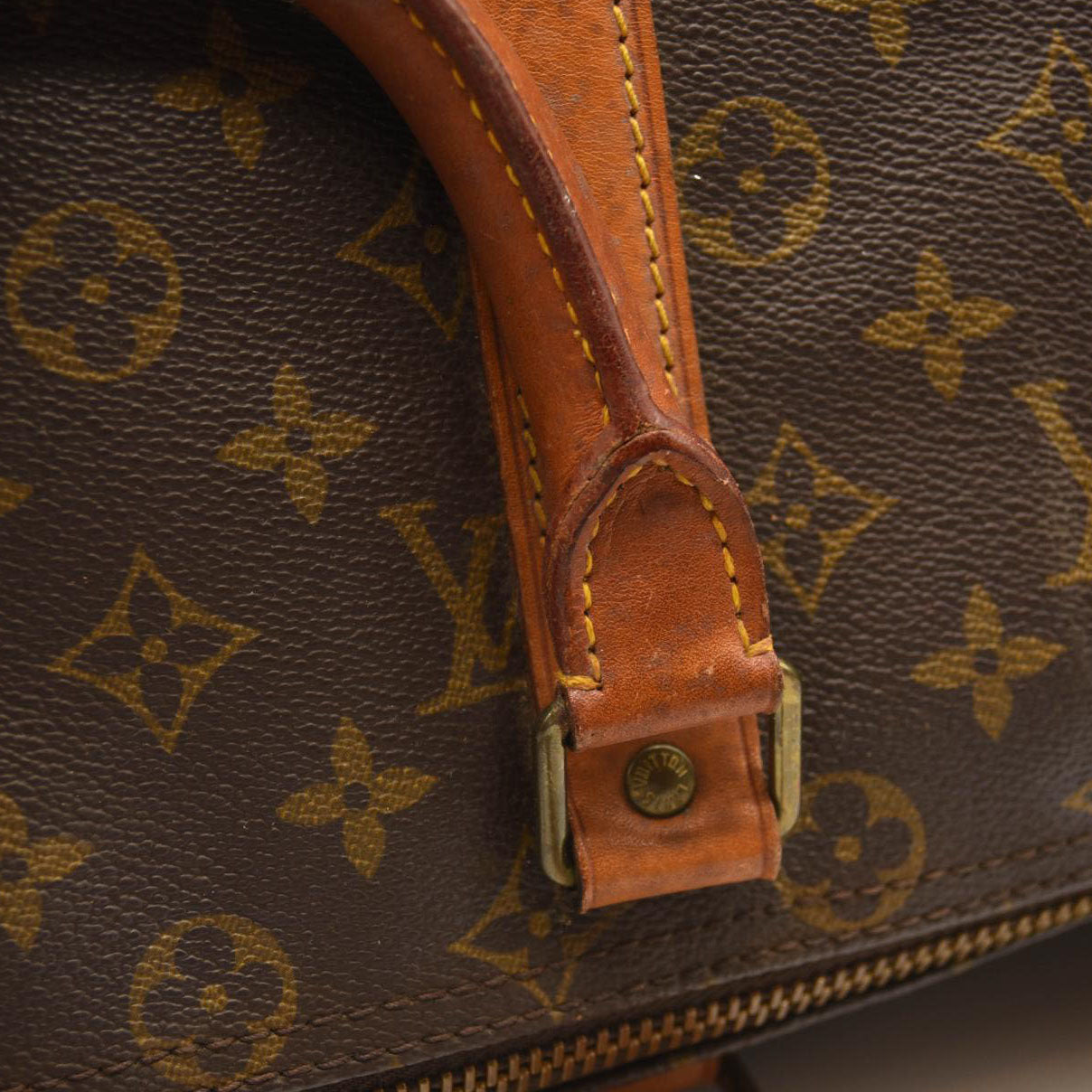 USED LOUIS VUITTON Monogram Keepall Bandouliere 45 FO883