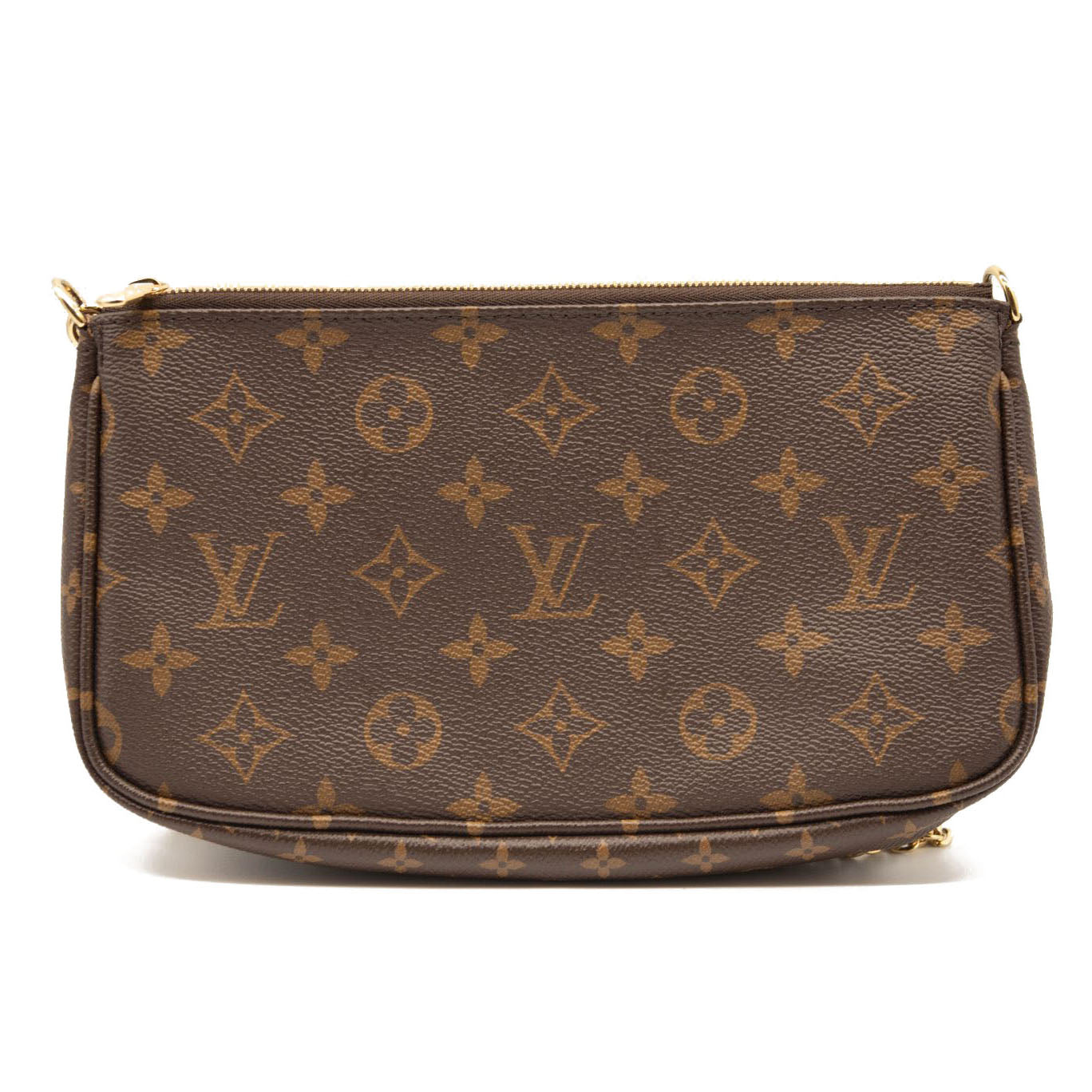 Louis Vuitton Monogram Multi Pochette Accessoires Shoulder Strap Kaki
